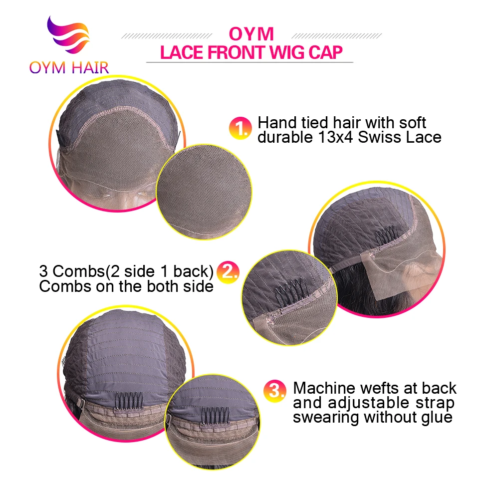 OYM-HAIR-Pink-Bob-Lace-Front-Wigs-Human-Hair-13X4-Pre-Plucked-613-Blonde-Blue-Red