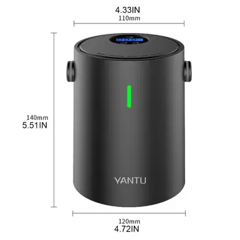 

Portable Car Mini Tire Digital Display Air Pump Inflator Hand Held Electric