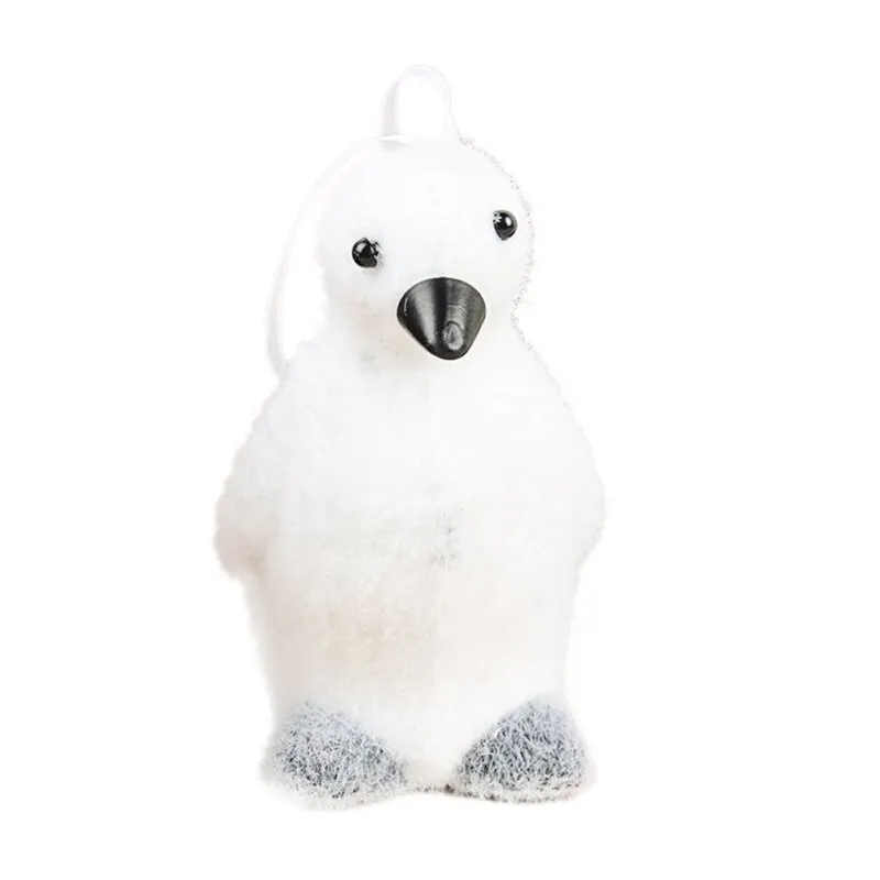 White penguin Рождественская пена животное подвесное украшение милый пингвин Рождественская елка украшения праздничные вечерние принадлежности - Цвет: White penguin