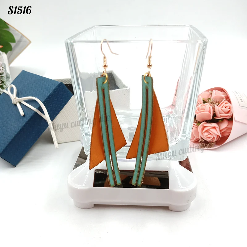 DIY серьги режущие штампы 2," для скрапбукинга деревянный стальной нож S1516