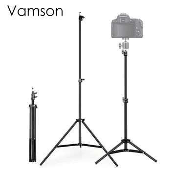 

Vamson Tripod Compatible with Phones Action Cameras studio Tripod Stand for Live Stream Photography/Video Recording VLS01A
