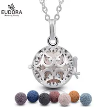 Юдора медный металлический 16 мм Гармония бола клетка кулон ожерелье Духи Диффузор Ароматерапия Эфирные масла медальон женские ювелирные изделия