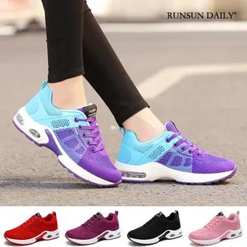 VIP Sneaker Women's Fashion Running Shoes Air Cushion Soft Bottom Tennis Shoes Outdoor Mesh Breathable Sports Shoe 1