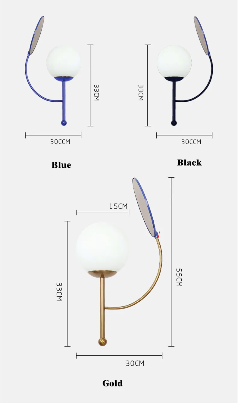 NORDIC WALL SCONCE WITH A REFLECTOR - Modern Wall Sconce