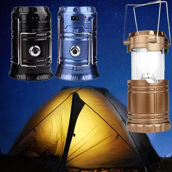

USB Rechargeable Aluminum LED Camping Tent Lantern Lamp Super Bright Waterproof Light chaeger for your phone Outdoor