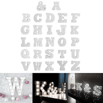 

Letter Lamp Night Light Letters LED 26 Nightlight Alphabet