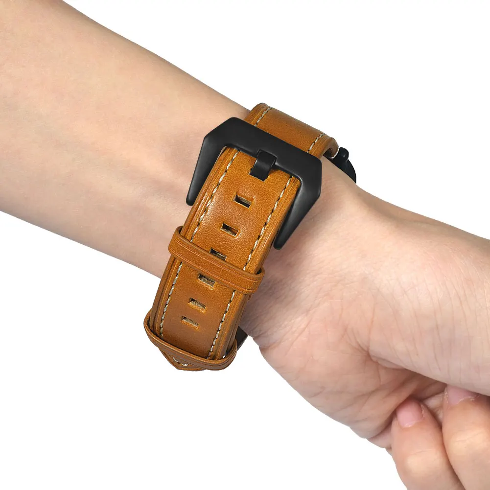 20 мм Универсальный спортивный браслет кожаный ремешок Замена для смарт-часов Garmin vivoactive 3 Т-образным ремешком и Quick Release ремешок для наручных часов для Garmin Вену