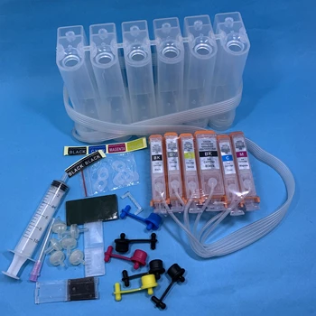 

YOTAT 6Color CISS ink cartridge PGI-125 CLI-126 for Canon PIXMA MG6110 MG6210 MG8110 MG8210 (South America)