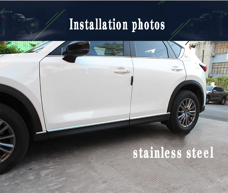 Применяется только для Mazda CX-5 обшивка кузова 17-20 второго поколения CX5 отделка бампера двери декоративная отделка