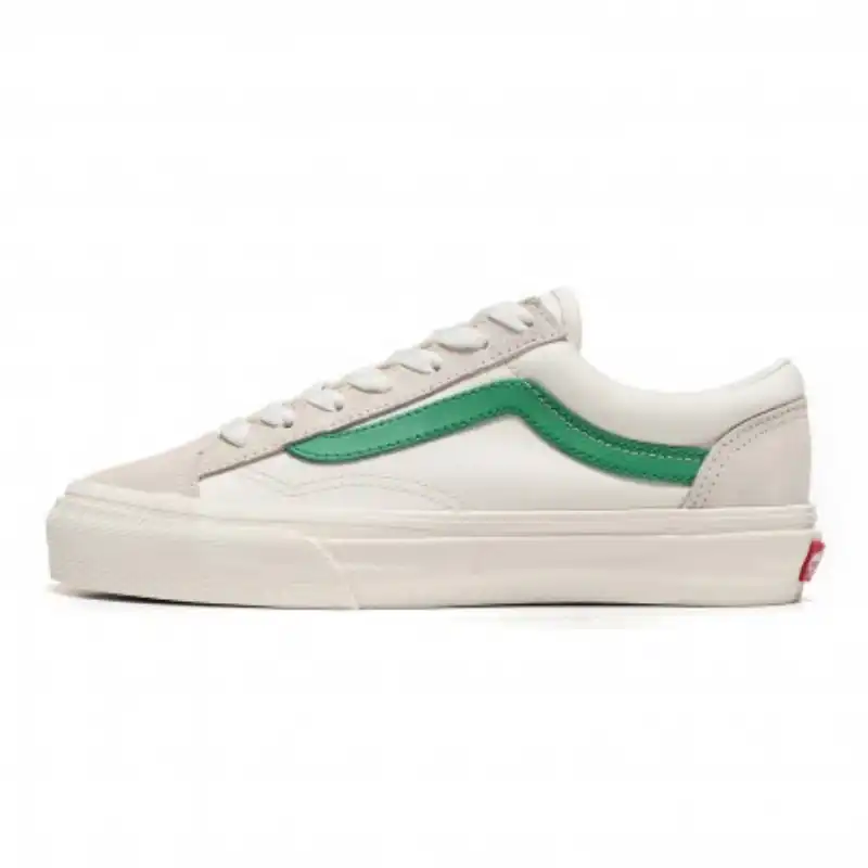 Vans Vault Og Style 36 Men And Women Shoes Marshmallow Jolly Green