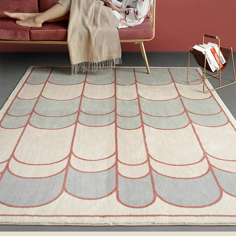 

Lamb Velvet Thicken Living Room Carpet And Rugs For Bedroom Modern Nordic Study Coffee Table Floor Carpet Children Bedside Rug