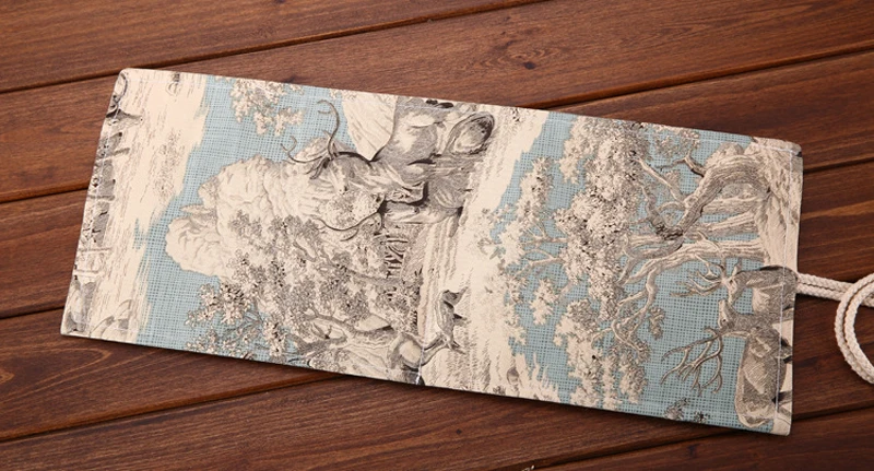 36 отверстий Винтаж Ретро Карта сокровищ рулон Макияж Косметика эскизная Ручка