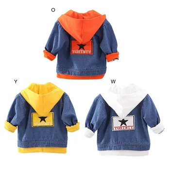 

Baby Boys Denim Jacket Autumn Winter Jackets For Boys Coat Kids Outerwear Coats For Boys Clothes Children Jacket 1-4 Year