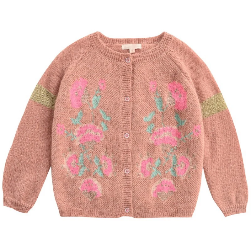 Cardigan G Детская одежда коллекция года, осенне-зимнее пальто LM для девочек Вязаный Кардиган, Свитер, штаны нарядное платье принцессы для малышей накидка для девочек, жилет - Цвет: Cardigan G