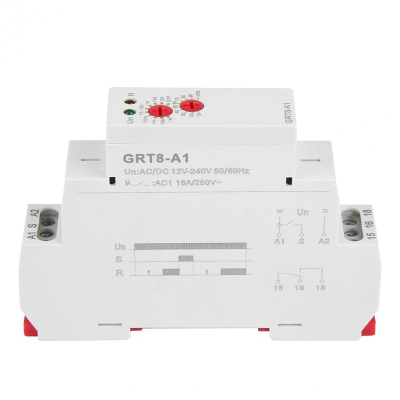 AMS-GRT8-A1 мини мощность на реле времени задержки din-рейку Тип AC/DC 12V240V