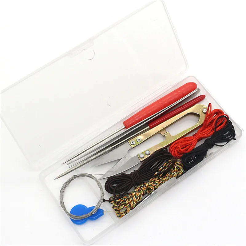 

15 Grid/box DIY Multi-function Sewing Box Wenwan Bead Thread Pin Tee Crochet Tweezers Bracelet String Tool Needle Threader