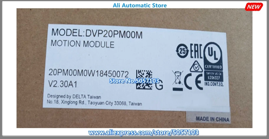 US $461.60 DVP20PM00M ThreeAXIS Differential Positioning Control Host With RS485 Hybrid Output With Left Extended Interface New PLC
