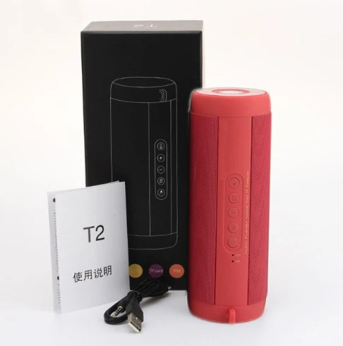 Red Водонепроницаемый Bluetooth музыкальный бас-динамик портативный открытый светодиодный фонарь Беспроводная колонка громкий динамик с TF картой fm-радио Aux вход - Цвет: Red