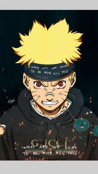 

Naruto Poster Original Design Anime Poster Wall Art Print,20 x 28 Inches,No Frame