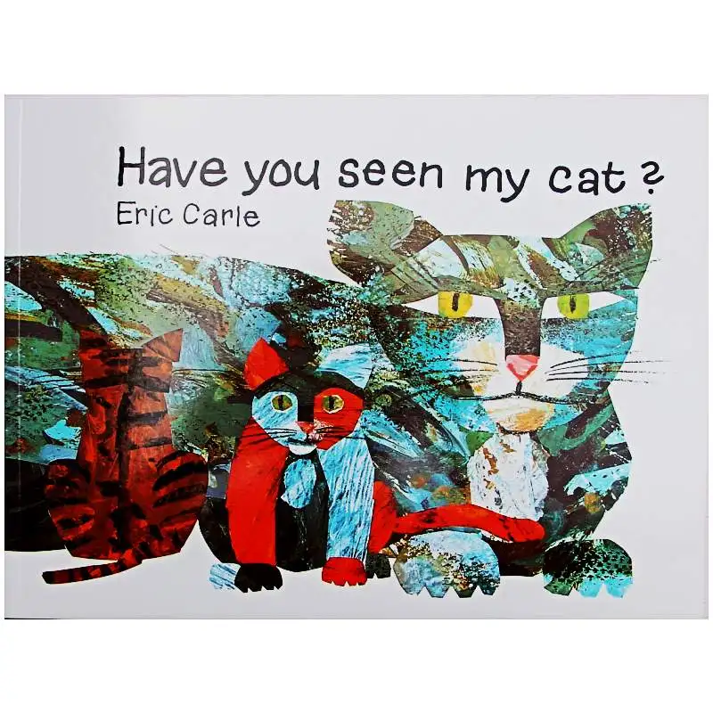 Вы видели моего кота? От Eric Carle развивающая английская книга с картинками