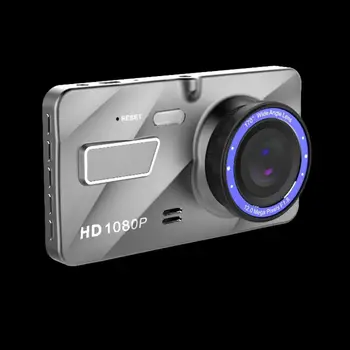 

A10 Auto Parts Steam Motorcycle Starlight Night Vision 4 Inch Dual Lens Driving Recorder Reversing Image