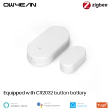 Tuya Zigbee Smart Door Window Contact Sensor Open / Closed Detectors Security Smart Life Scene Home Automation Alexa Google Home