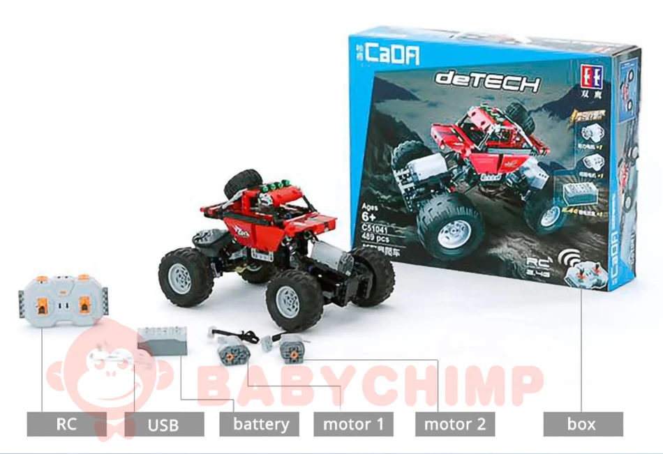 489 шт. Строительные блоки дистанционного управления RC автомобиль конечная вездеход внедорожные грузовики совместимый технический Кирпич игрушка для детей