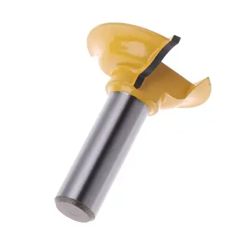

12.7MM Reversible Drawer Front Joint Router Bit 1/2" Shank Woodworking Chisel Cutter for Wood Engraving Tool