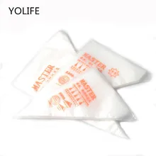 100 шт./лот, большая одноразовая насадка для кондитерских мешков, помадка для украшения торта, Кондитерские советы, печенье, крем, кондитерский мешок, инструмент для выпечки