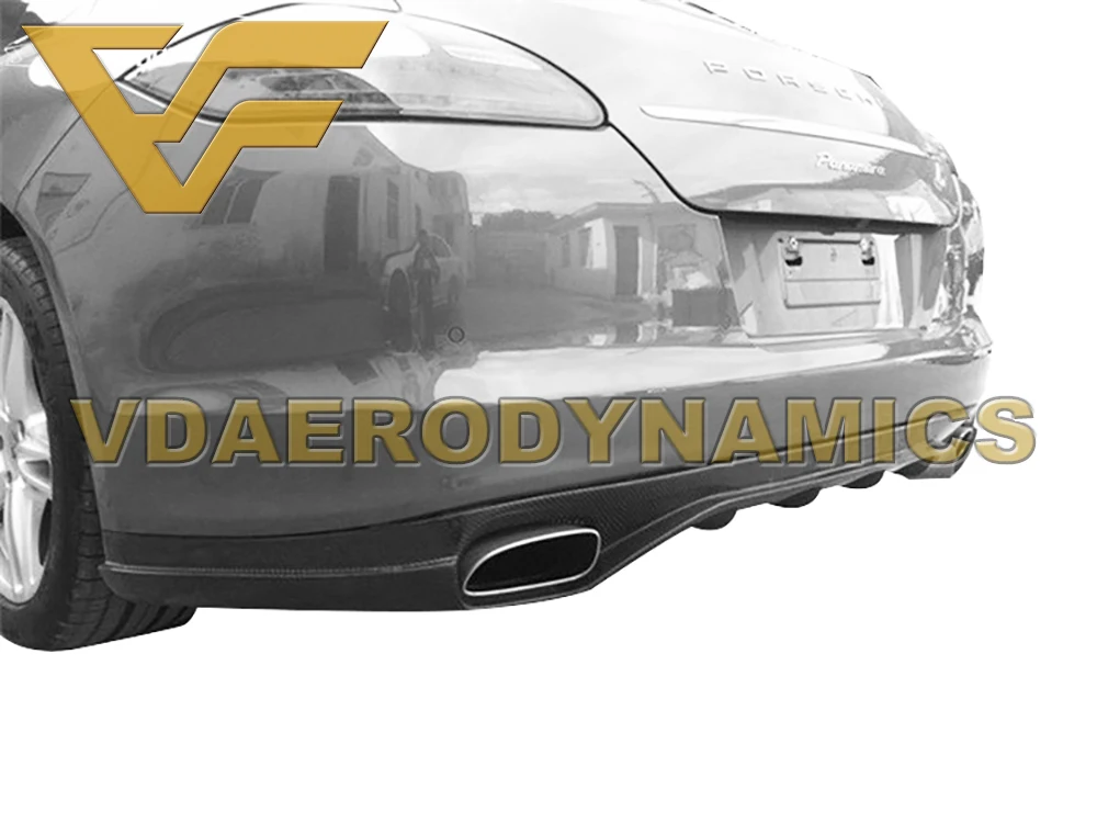Подходит для 10-13 970 Porsche Panamera S 4 4S VAD-G углеродное волокно передний губной разветвитель задний губной диффузор Бампер Комплект для тела