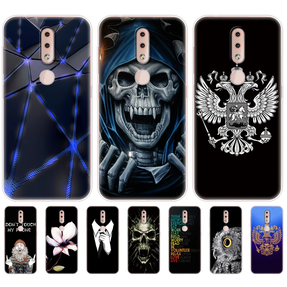Чехол для Nokia 4 2 силиконовый чехол TA-1157 TA-1150 TA-1133 TA-1149 TA-1152 Ударопрочный Мягкий