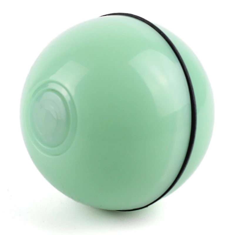 

Smart Interactive Cat Play and Toys Ball,Usb Rechargeable Motion Activated Automatic Rotating Electronic Pet Toy-Green
