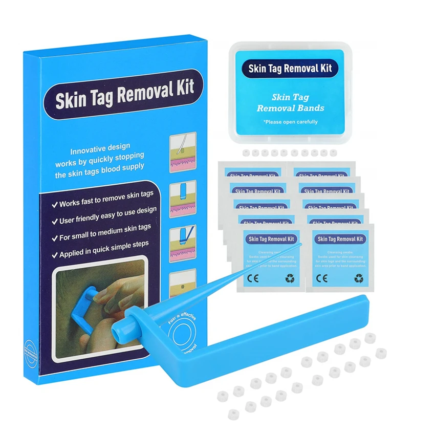 Skin-Tag-Remover-Kit Wart Remoal-Band Home-Use for Medium Body-Effective