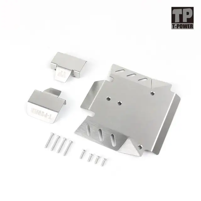 For Axial 1/10 Rbx10 Ryft Stainless Steel Chassis Armor Guard Protective Plate For Axial 1/10 Rbx10 Ryft Rc Crawler Car Parts