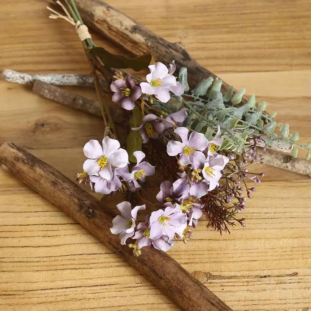 Искусственные растения, ненастоящие листья букет листьев куст домашний офис сад цветок Свадебный декор шелковые цветы для домашнее украшение