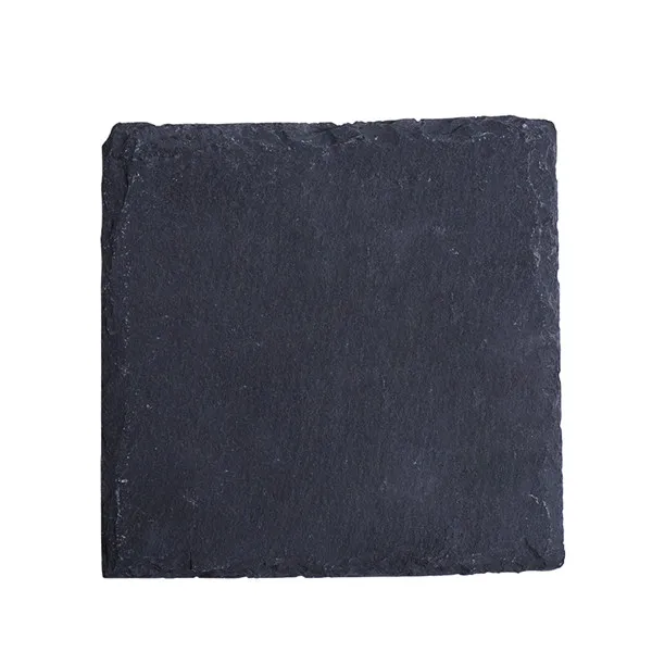 square Природные Каменные Подставки для кофе, молока, чашки, коврики, черный цвет, нескользящая посуда, чаша, подстилка, подставка для посуды, ювелирные изделия, дисплей, тарелка, украшение дома - Color: square