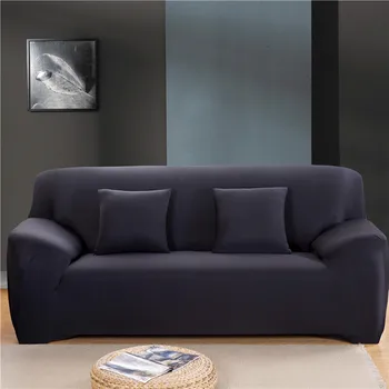 

Solid Color Elastic Sofa Cover Spandex Modern Polyester Corner Sofa Couch Slipcover Chair Protector Living Room 1/2/3/4 Seater