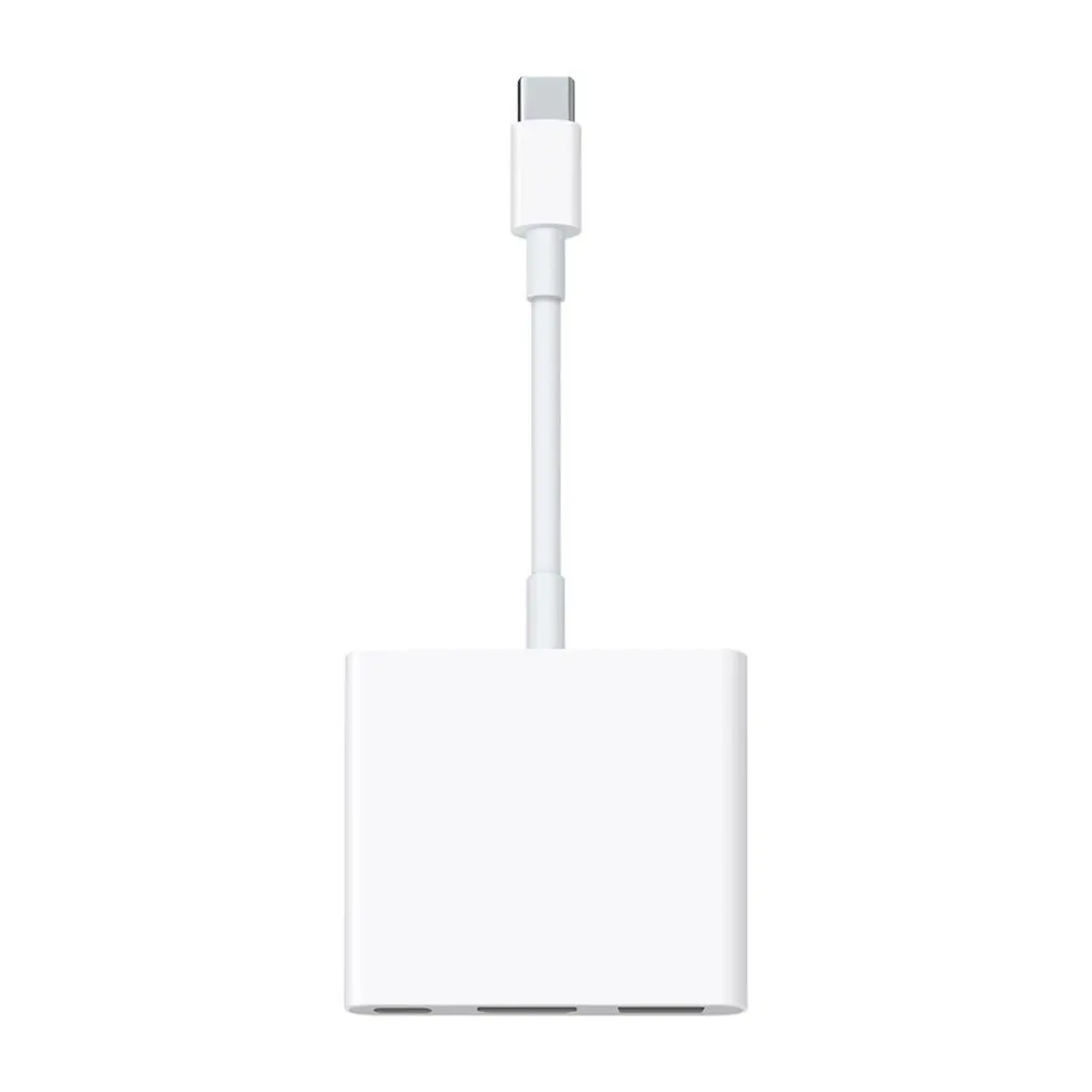 USB-C цифровой AV многопортовый адаптер с usb-портом белый прочный для Apple дропшиппинг