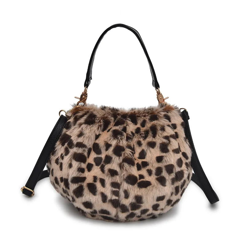 

Faux Fur Bags for women Totes Winter Plush Handbag Girls Cute Crossbody Bag Fashion Shoulder Bag Female Messenger Pack bolso muj
