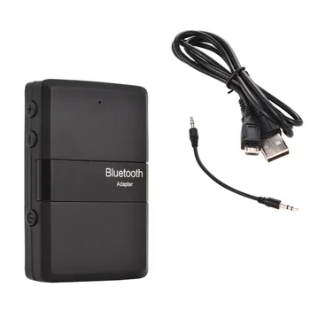 

APTX Bluetooth Transmitter 3.5mm Bluetooth Audio Transmitter Receiver Adapter Car Aux Cable for Speaker Headphone
