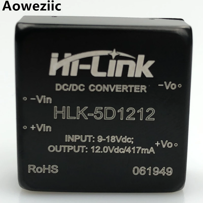 1Pcs/Lot HLK-5D1212 9-18V to 12V 420mA Mini DC To DC Converter/Step Down Module image_1