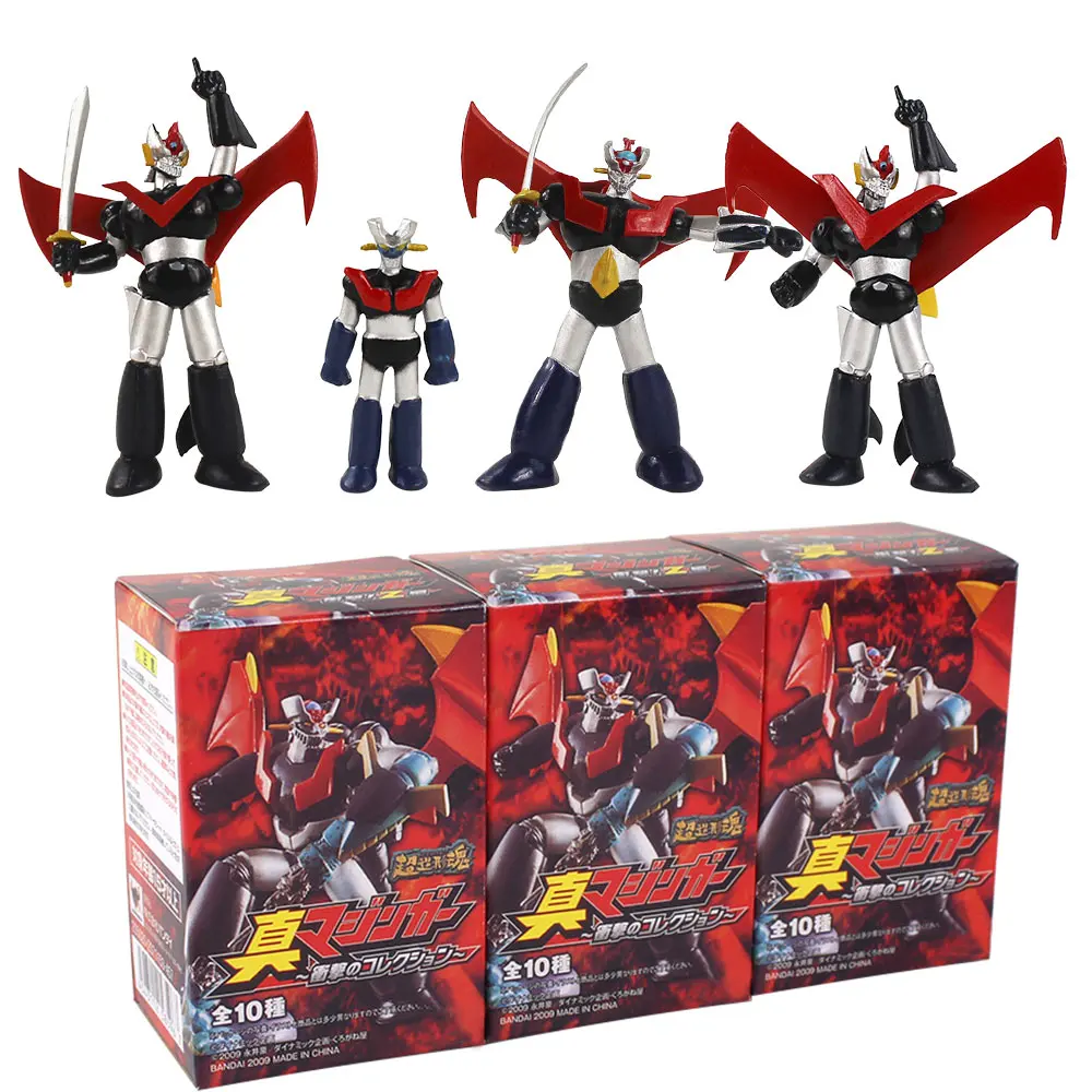 4 шт./компл. мультяшная игрушечная фигурка Mazinger Z литой под давлением мазнинэйзер