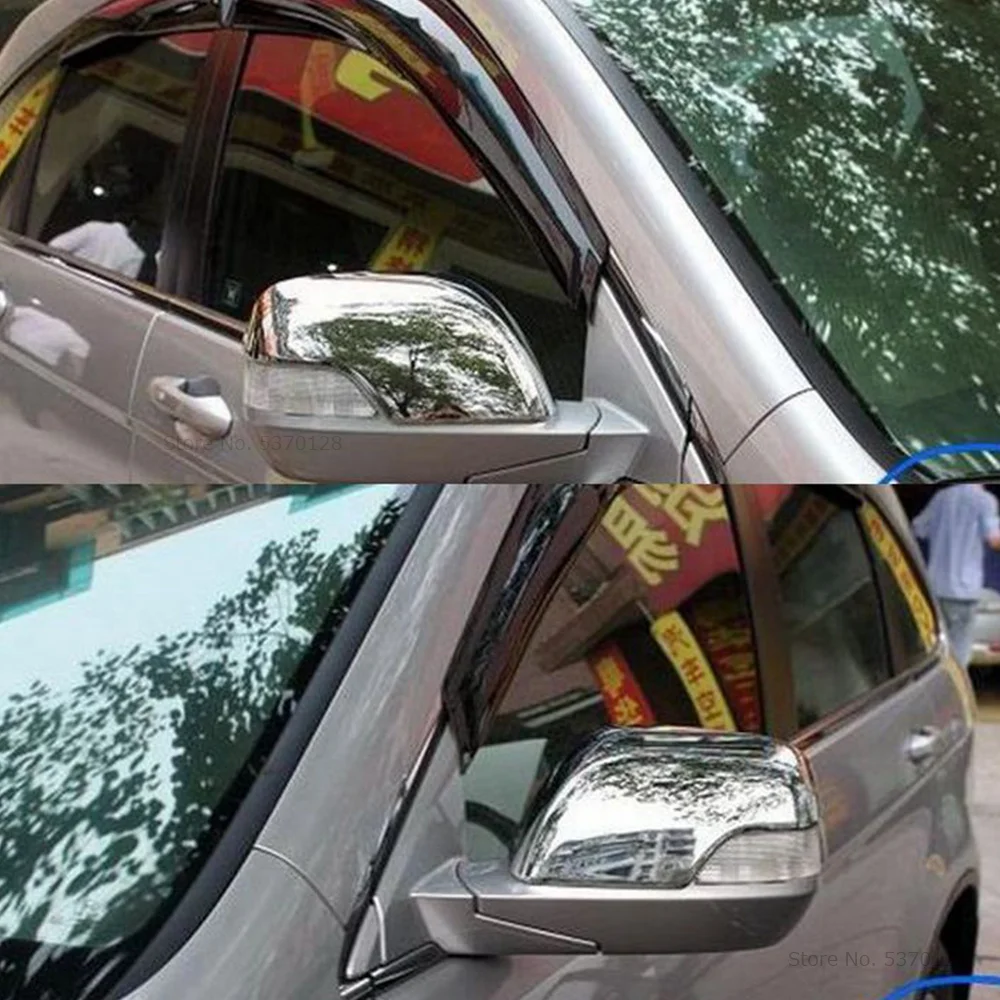 AITWATT для Honda CRV CR-V 2007 до 2011 ABS хромированные накладки на внешнюю дверь Зеркала заднего вида рамки отделки стайлинга автомобилей 2 шт