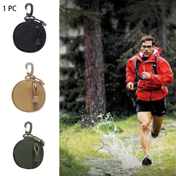 

Men Women EDC Pouch Outdoor Tool Keychain Coin Purses Camping Wallet Bag EDC Pouch Military Keychain Hunting Zipper Coin Purses