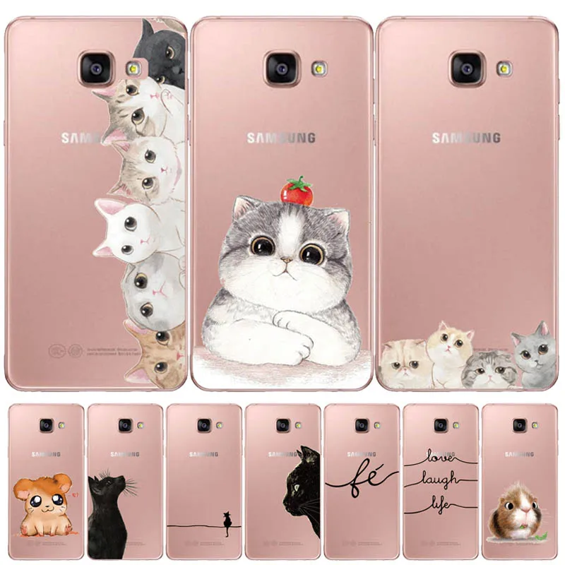Силиконовый чехол для Samsung Galaxy A5 2017 2016 A520 A510 F 5 2 дюйма телефона A 520 510 | Мобильные