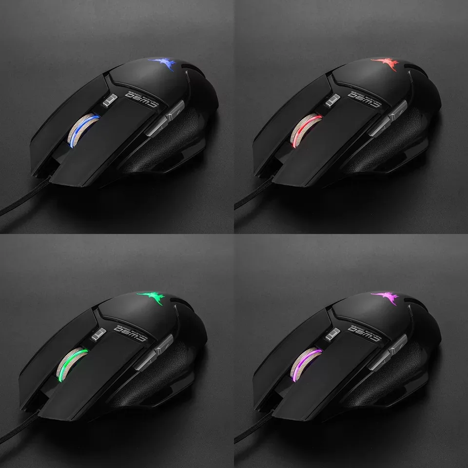 Механическая компьютерная игровая мышь для офиса и дома 6 клавишная линия