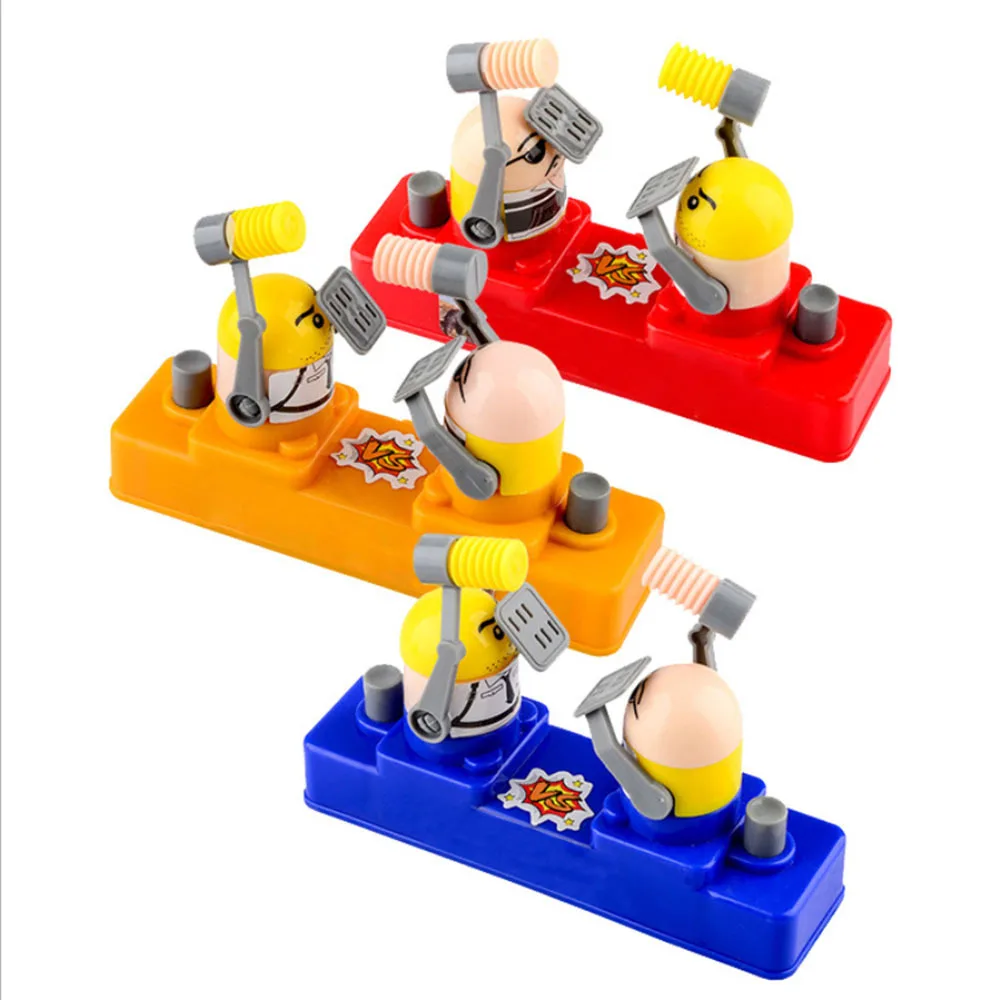 

Hand Press Double Hammer Beat Parent-child Toy Interactive Battle Villain Educational Toys kids Balanced interactive hammer toy