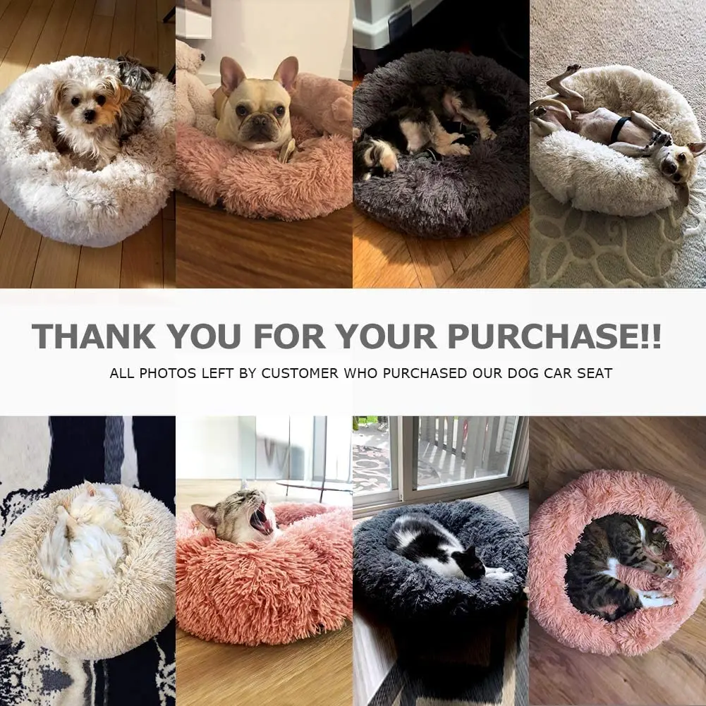 Long Plush Super Soft Dog Bed Pet Kennel Round Sleeping Bag Lounger Cat House Winter Warm Sofa Basket for Small Medium Large Dog Long Plush Super Soft Dog Bed Pet Kennel Round Sleeping Bag Lounger Cat House Winter Warm Sofa Basket for Small Medium Large Dog