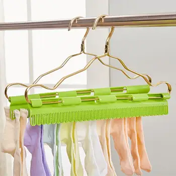 

Durable Non-slip Windproof Hanger Towel Comb Design Plastic Hanging Sock Clip Storage Laundry Clip Holder Home