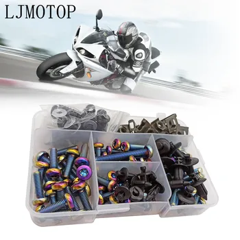 

M5 M6 Aluminum Bolts Motorcycle Fairing Screws high quality Fastener for Honda CBR 600RR 954RR CB1000R CBR 1000RR 1100XX ST1300